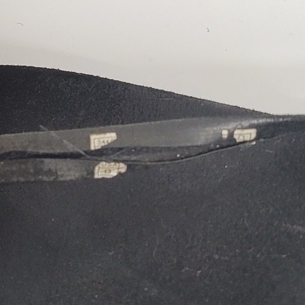 Vionic Orthaheel Womens 344 Corfu‎ Size 9 Black Velvet Thong Flip Flops Sandals - Picture 8 of 8
